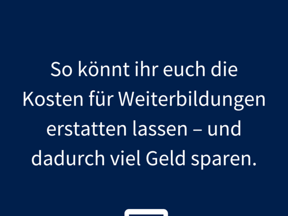 Artikel aus Business Insider: „So könnt ihr euch die Kosten für Weiterbildungen erstatten lassen und dadurch viel Geld sparen.“